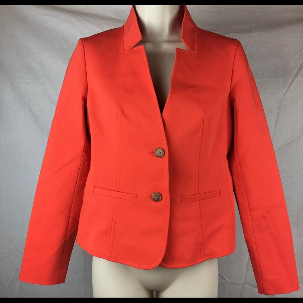 Ann Taylor LOFT collarless jacket Career Cocktail